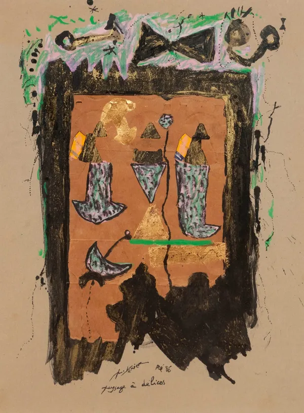 Richard TEXIER (born 1955), Paysages à Délices, 1986