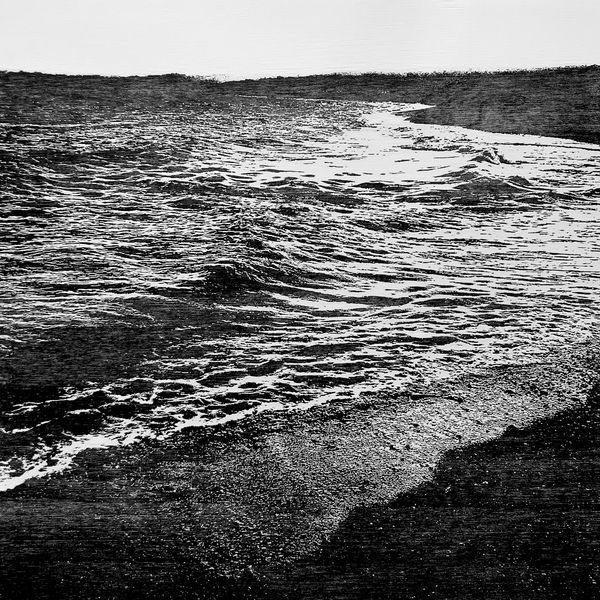 Trevor Price Evening Ocean I, 2025 Woodcut printed on paper. Signed and numbered from the edition of 100. Image: 66 x 66 cm. Paper: 77 x 79 cm. Frame: 85 x 88 cm. Edition of 100 plus 3 artist's proofs