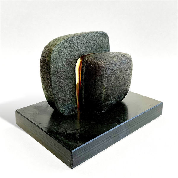 Tommy Rowe Gannel, 2025 Bronze, part-polished/patinated, on slate base. Signed, titled and dated 2025 on base, number 2 from the edition of 9. H 11 x wW 15 x D 18 cm.