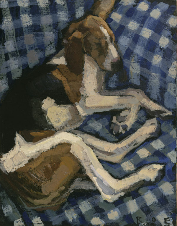 Gingham chair Romy Elliott