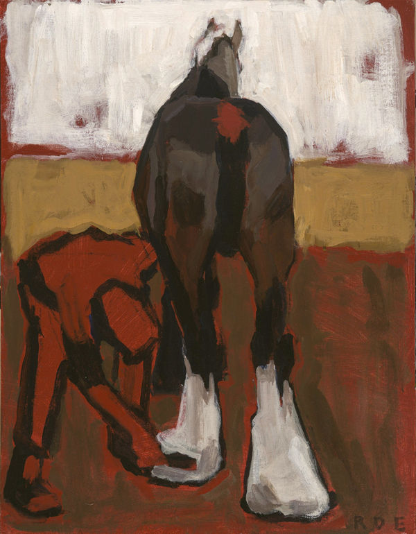 Brushing feathers Romy Elliott