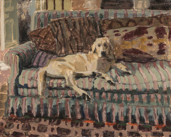 Reclining labrador Romy Elliott