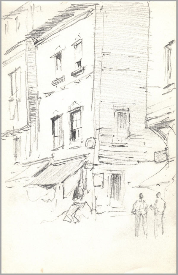 Untitled sketchbook drawing, 5 Edward Seago