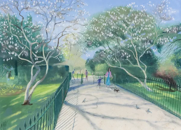 Nicholas Hely Hutchinson, Sunny Spring Morning, Kensington Gardens, 2025