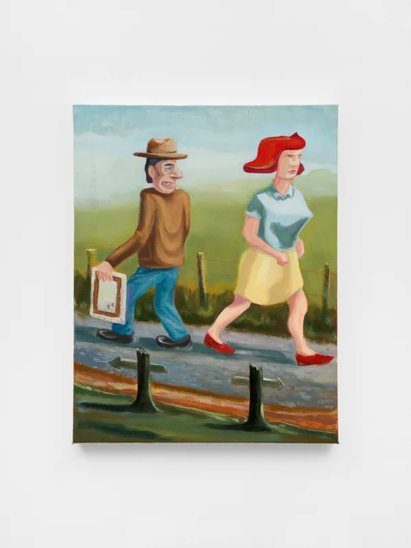 Bruce Tapola, Cezanne Annoying People (On the Road to Paris), 2022