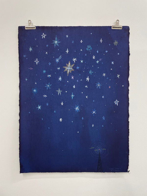 Oliver Jeffers Floral Night #1, 2022