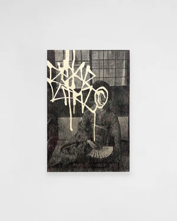 Morgane Ely, Woman with fan, 2025