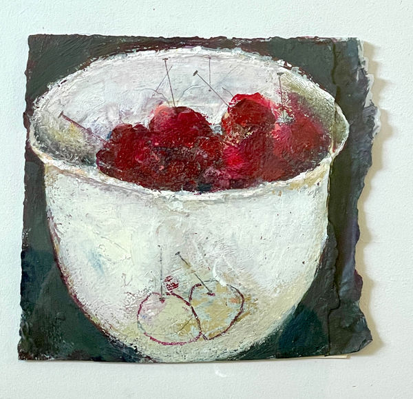 Marilyn Browning, Red Berry Bowl, 2023