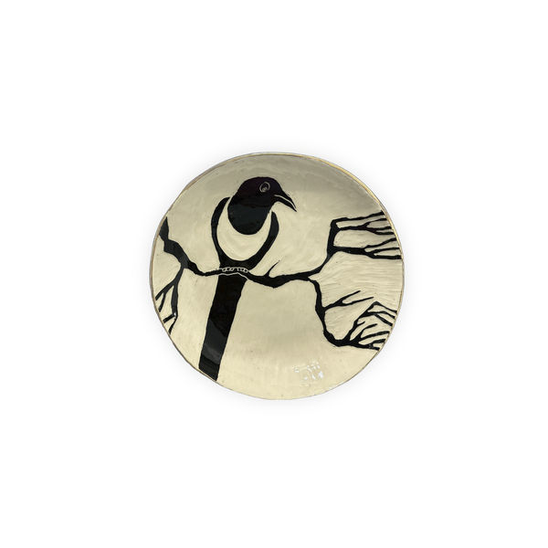 Bridget Brittain, Solo Magpie Plate, 2026