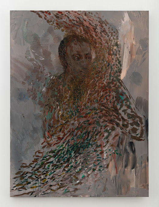 Amitesh Shrivastava Sniffer, 2021 Acrylic On Canvas 48 x 36 inches