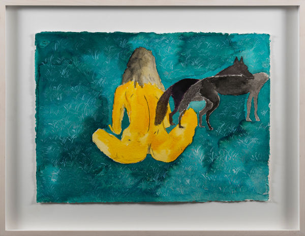 Pallavi Paul Out of Date 15, 2022 Watercolor on Paper 16.25 x 21.25 (Framed)