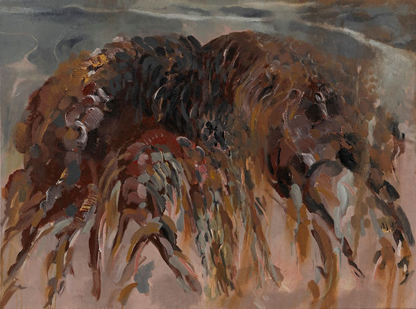 Amitesh Shrivastava Third Body, 2019 Acrylic on canvas 36 x 48 inches