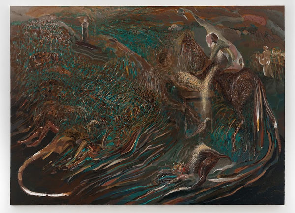 Amitesh Shrivastava Wind Dispersal, 2021 Acrylic On Canvas 52 x 72 inches