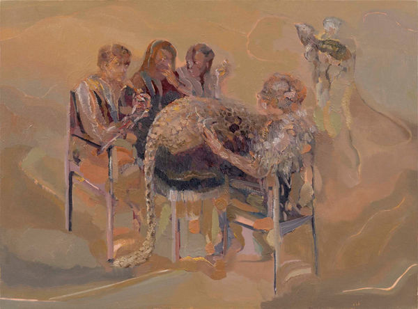 Amitesh Shrivastava Counsellor I, 2019 Oil on canvas 36 x 48 inches