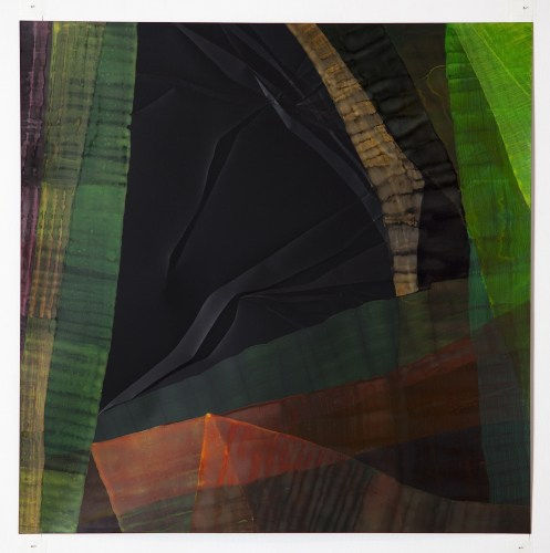 Sandeep Mukherjee Untitled, 2011 Acrylic, acrylic ink and embossed drawing on duralene 24 x 24 inches