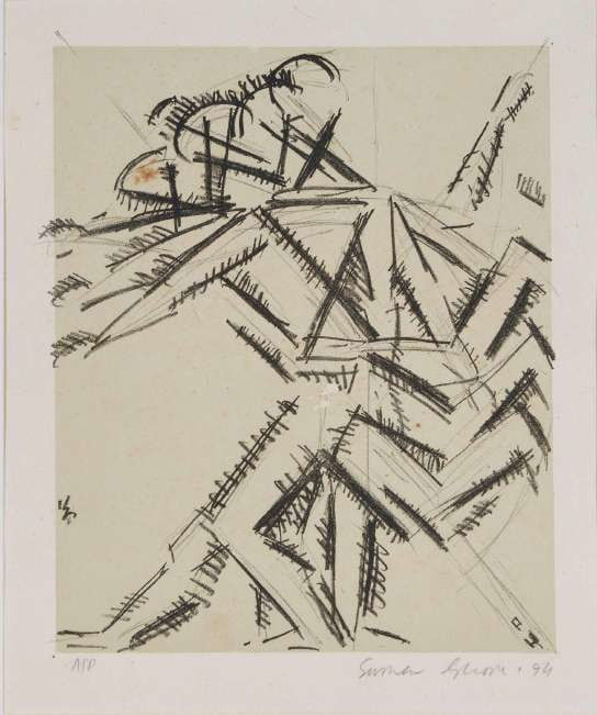 Sushen Ghosh Untitled, 1994 Lithograph on paper 12 x 10 inches