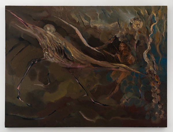 Amitesh Shrivastava First Touch, 2021 Oil On Canvas 36 x 48 inches