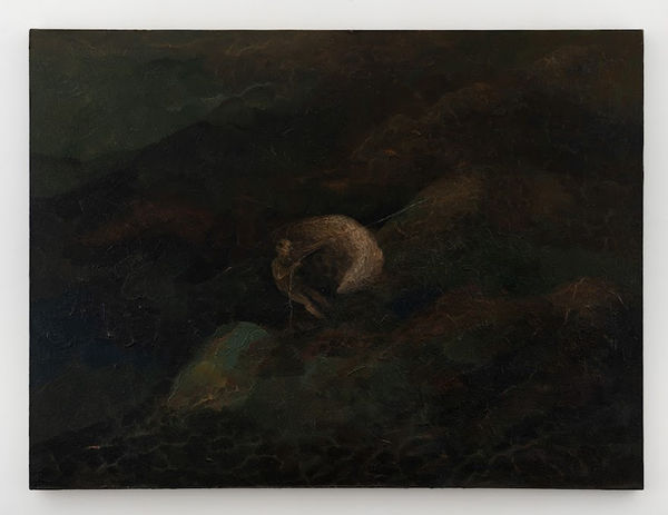 Amitesh Shrivastava Climber, 2021 Oil On Canvas 36 x 48 inches