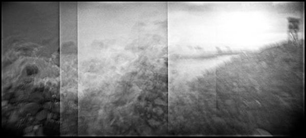 Shumon When dead ships travel 3, 2015 Print on Archival rag fine art paper 24 x 53 inches