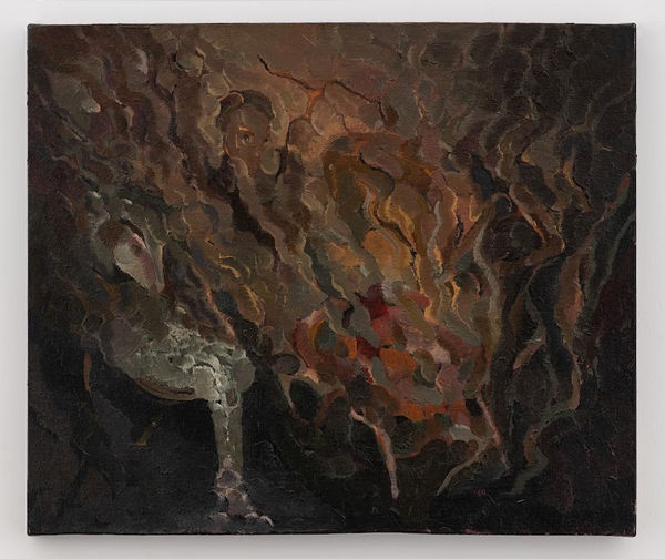 Amitesh Shrivastava Food Server, 2021 Oil On Canvas 20 x 24 inches