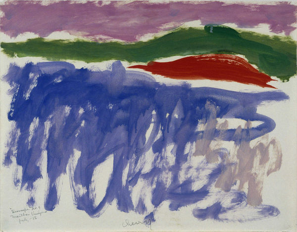 Herman Cherry, Seascape #9, 1956