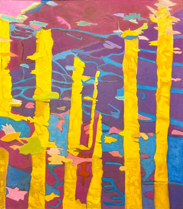 Ralph Wickiser, Yellow Reflection, 1989