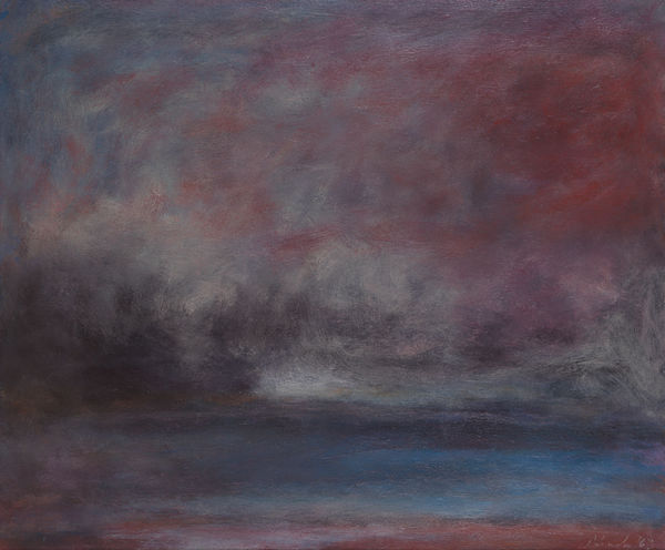 Jon Schueler, In Memoriam: The Long November Night (o/c 63-1), 1963