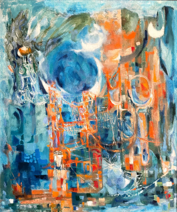 Gertrude Barrer, Bridge to Night and Fire, c. 1990