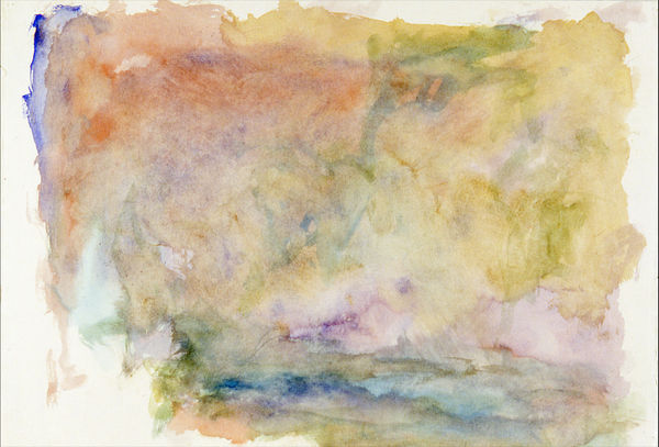 Jon Schueler, Sky West of Mallaig (w/c 68-50), 1968