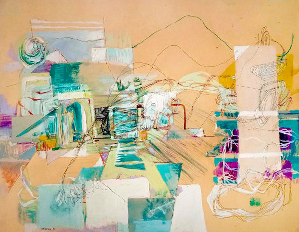 Gertrude Barrer, Classical Landscape, 1950