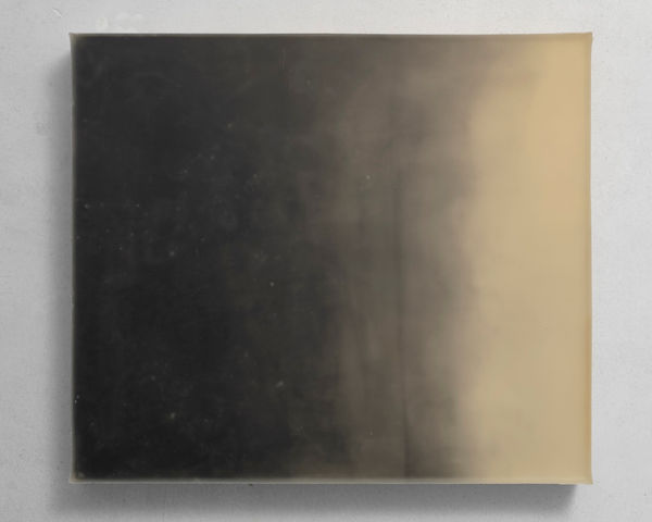 Manuela García, De la serie pinturas de cera, negra III, 2024