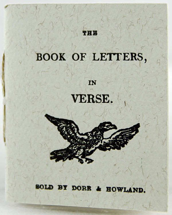 The Book of Letters, in Verse. Front cover