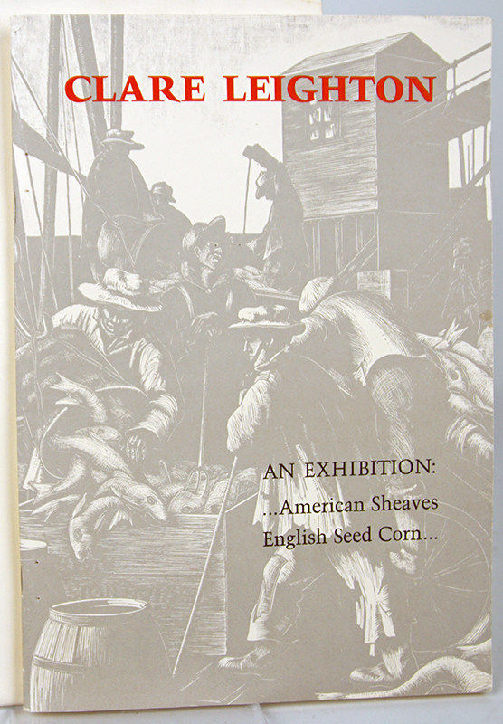 An Exhibition: ...American Sheaves, English Seed Corn... Front cover