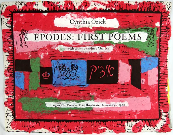 Epodes: First Poems. Title page
