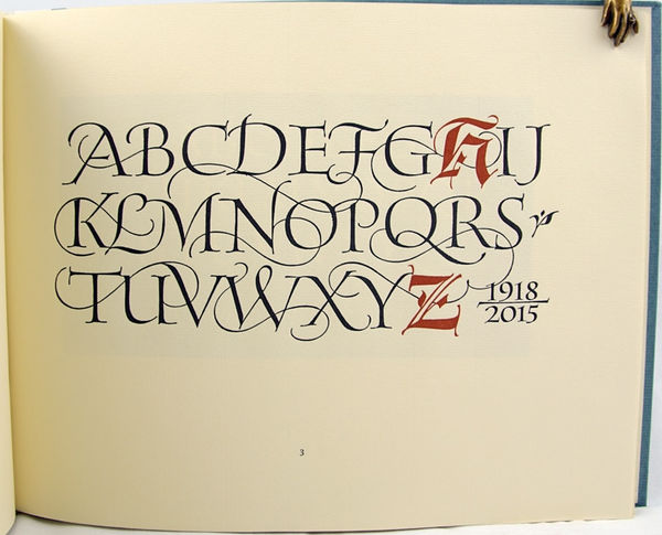 Manuale Calligraphicum. Type specimen