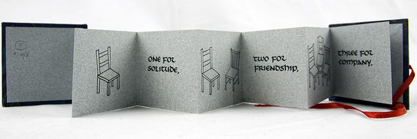 "I have three chairs in my house..." accordion