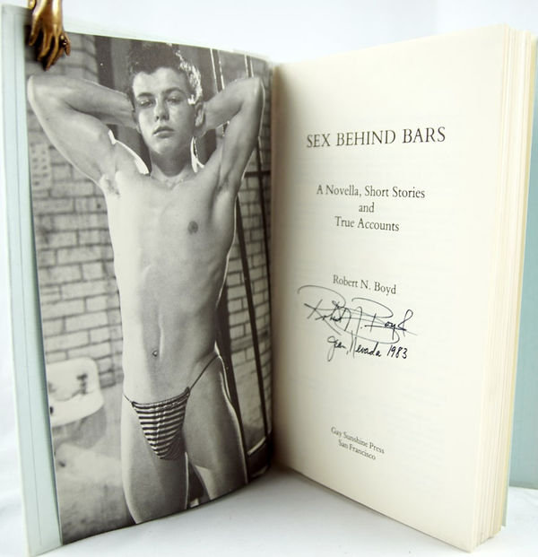 Sex Behind Bars. A Novella, Short Stories and True Accounts. Signed title-page spread