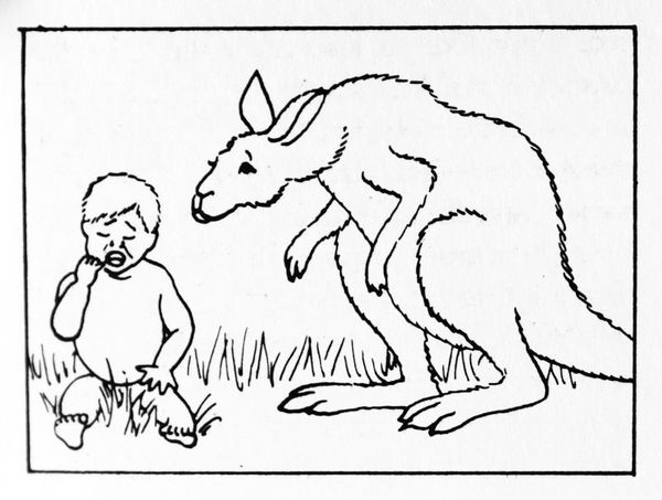 Excerpts from Adam's Diary. Illustration