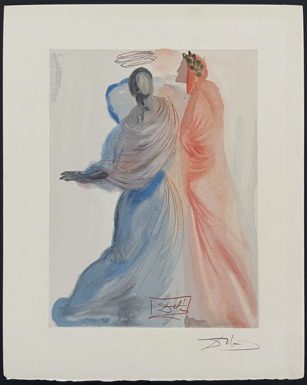 Salvador Dali, Divine Comedie Paradis Canto 18, 1960