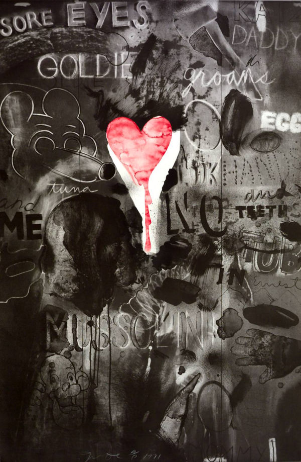 Jim Dine, Picabia III (Groans), 1971