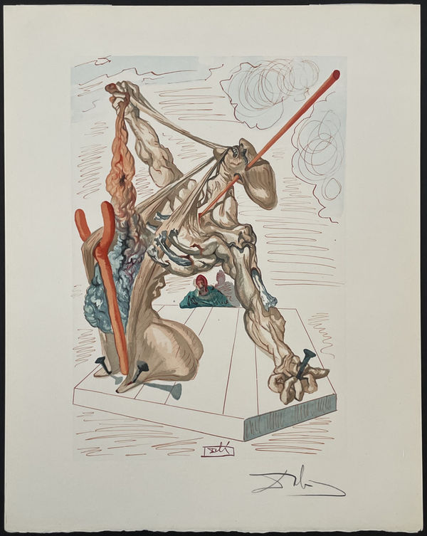 Salvador Dali, Divine Comedie Inferno Canto 29, 1960