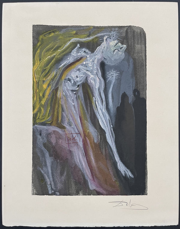 Salvador Dali, Divine Comedie Inferno Canto 9-1, 1960