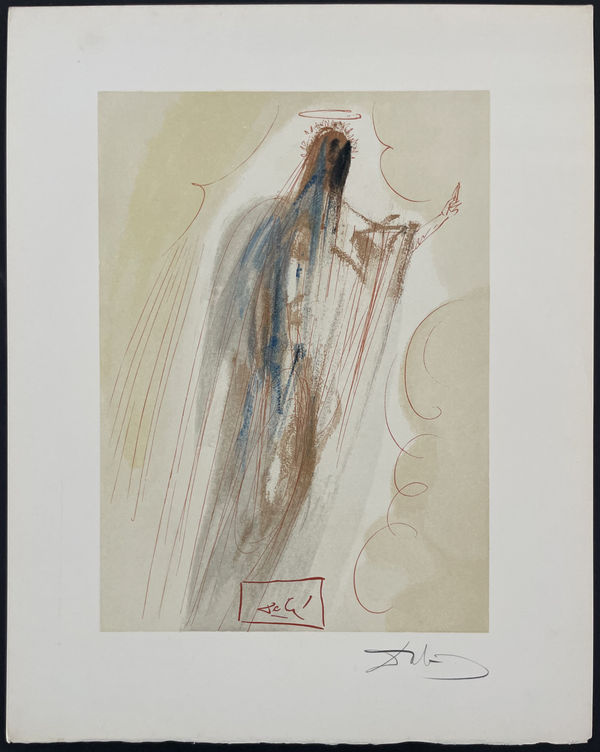 Salvador Dali, Divine Comedie Paradis 30 Creation of angels, 1960