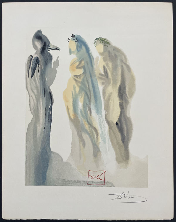 Salvador Dali, Divine Comedie Paradis Canto 9-1, 1960