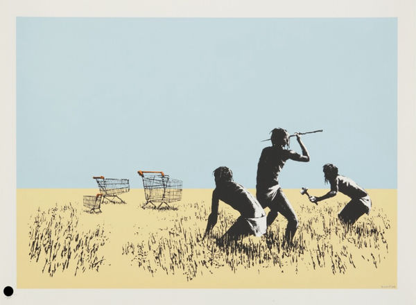 Banksy, Trolley Hunters, 2007