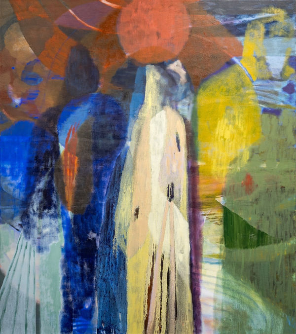 Rhiannon Inman-Simpson, Two-fold 113 x 130cm, oil on canvas, 2025