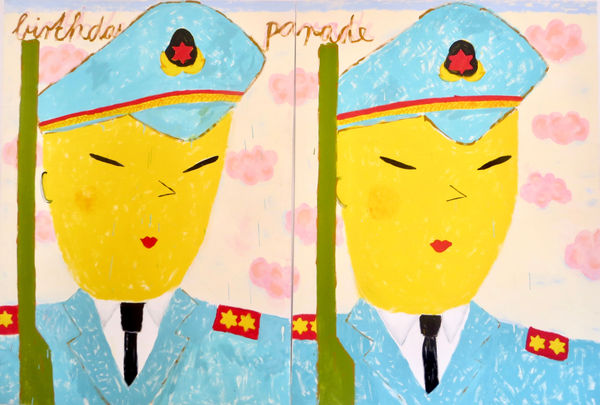 Gabrielle Graessle, birthday parade, 2021