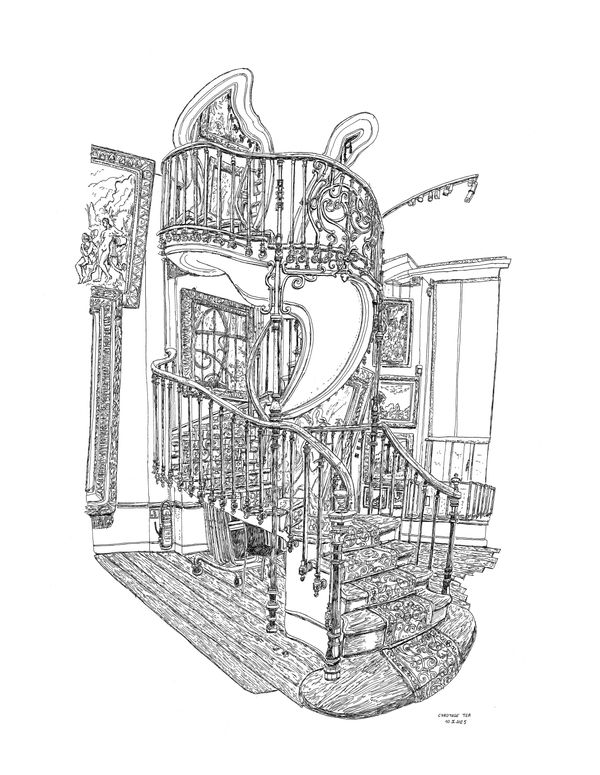 Christelle Téa, Staircase, Musée national Gustave Moreau, 10.II.2025