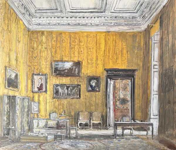 Pierre Bergian, Yellow drawingroom of Hougton Hall, 2026