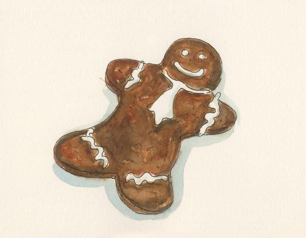 Christelle Tea, Vegan gingerbread, Neal street espresso, London, 2.XII.2024